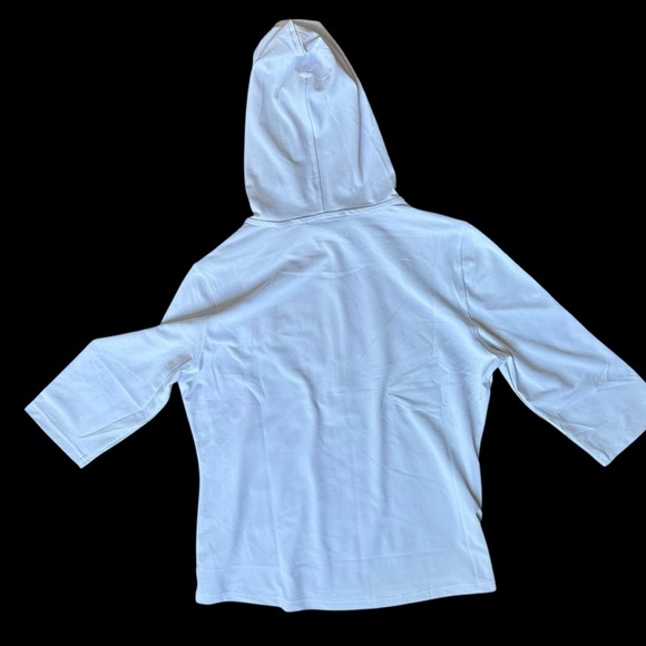 Cutter & Buck UD Dayton Flyers Women's White Half-Zip Hoodie Pullover NWT Medium - Picture 3 of 8
